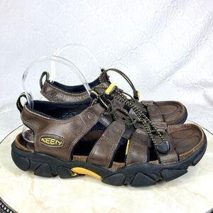 Keen Daytona Leather Sandal Mens Sz 9 Brown Outdoors Hiking Athletic Trail Shoes
